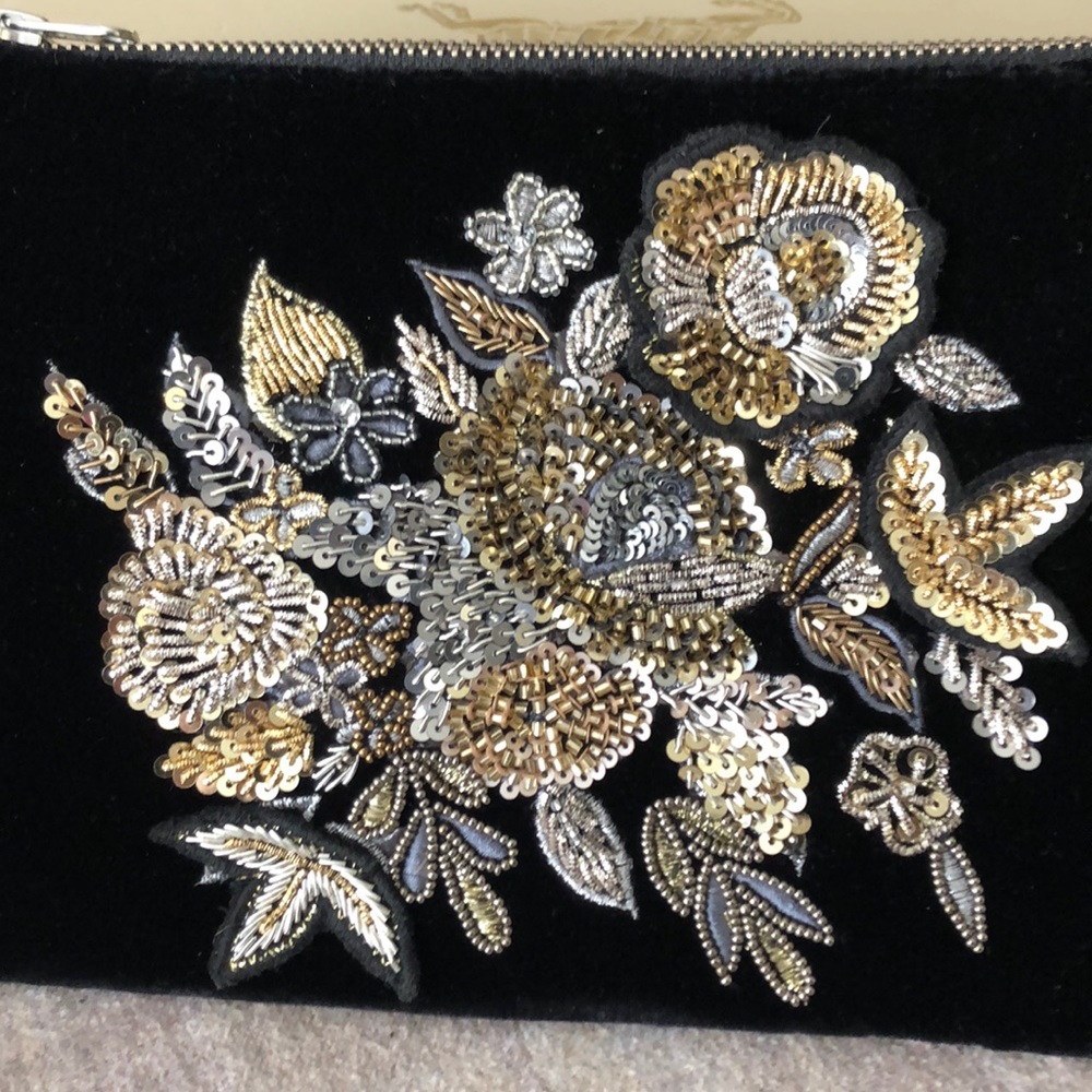 Beautiful hand beaded clutch